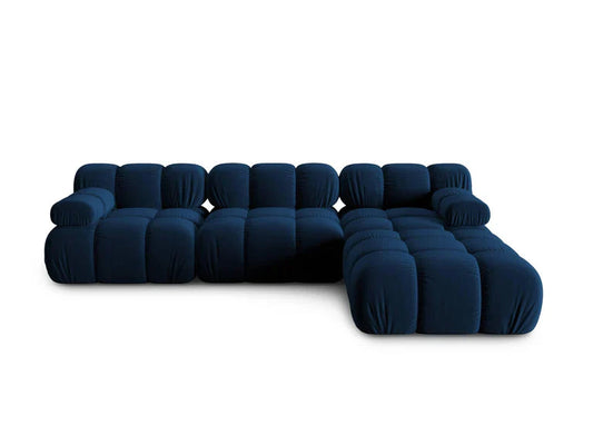 "Tropea" velvet - hoek bank